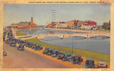 Ocean Grove and Asbury Park New Jersey Postcard