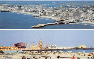 I'm up in the Air over Atlantic City New Jersey Postcard