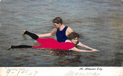 Learning how Atlantic City, New Jersey Postcard