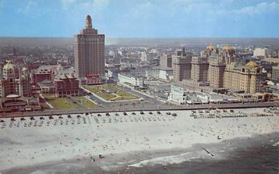 Several of the beach resorts famed hotel Atlantic City, New Jersey Postcard