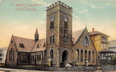St. James P. E. Church Atlantic City, New Jersey Postcard