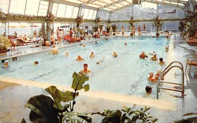 Chalfonte-Haddon Hall's year-round, all weather pool Atlantic City, New Jersey Postcard