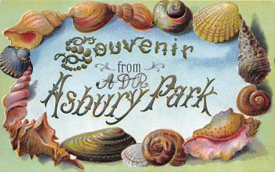 Souvenir from Asbury Park New Jersey Postcard