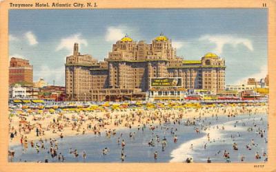 Traymore Hotel Atlantic City, New Jersey Postcard