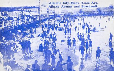 Atlantic City Many Years Ago New Jersey Postcard