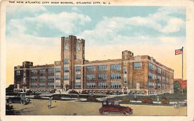The New Atlantic City High School New Jersey Postcard