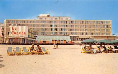 La Concha Hotel Motel Atlantic City, New Jersey Postcard