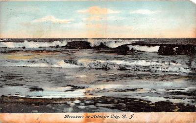 Breakers at Atlantic City New Jersey Postcard