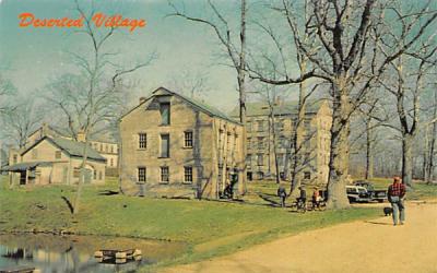 Deserted Village Allaire, New Jersey Postcard