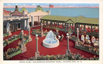 Ocean Plaza, Marlborough-Blenheim Hotel Atlantic City, New Jersey Postcard