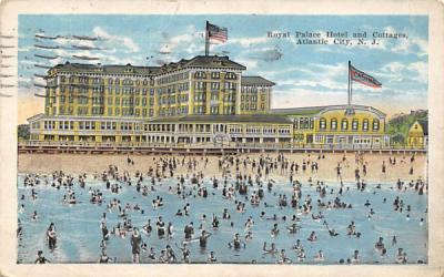 Royal Palace Hotel and Cottages Atlantic City, New Jersey Postcard