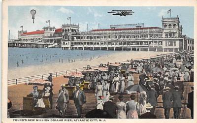 Young's New Million Dollar Pier Atlantic City, New Jersey Postcard