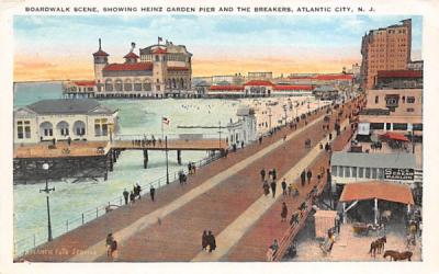 Heinz Garden Pier and the Breakers Atlantic City, New Jersey Postcard