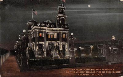 Captain John Young's Residence Atlantic City, New Jersey Postcard