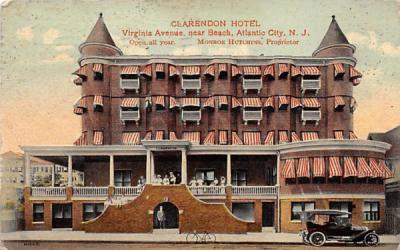 Clarendon Hotel Atlantic City, New Jersey Postcard