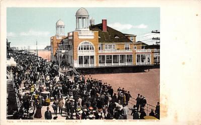 On the Boardwalk  Atlantic City, New Jersey Postcard