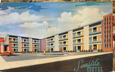 Seaside Motel Atlantic City, New Jersey Postcard