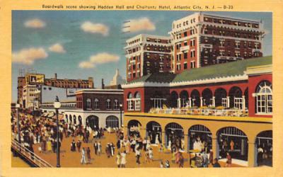 Haddon Hall and Chalfonte Hotel Atlantic City, New Jersey Postcard