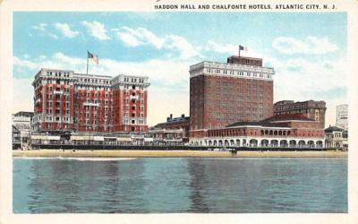 Haddo Hall and Chalfonte Hotels Atlantic City, New Jersey Postcard
