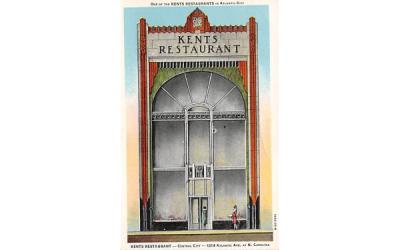 One of the Kents Restaurants Atlantic City, New Jersey Postcard
