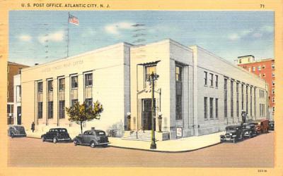 U.S.Post Office Atlantic City, New Jersey Postcard