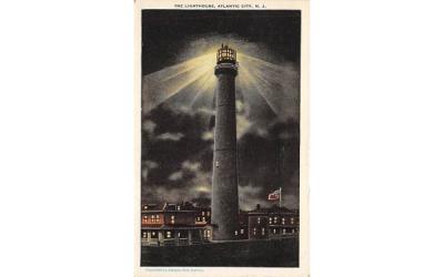 The Lighthouse Atlantic City, New Jersey Postcard