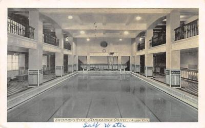 Swimming Pool, Ambassador Hotel Atlantic City, New Jersey Postcard