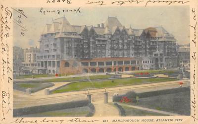 Marlborough House  Atlantic City, New Jersey Postcard