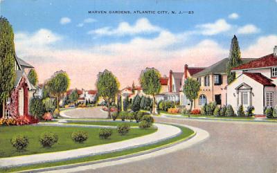Marven Gardens Atlantic City, New Jersey Postcard