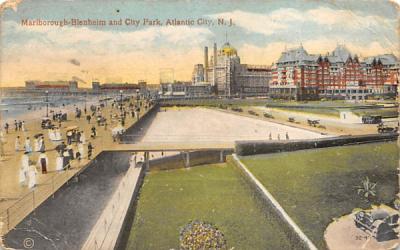 Marlborough-Blenheim and City Park Atlantic City, New Jersey Postcard