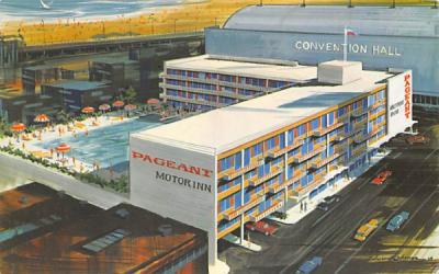Pageant Motor Inn Atlantic City, New Jersey Postcard