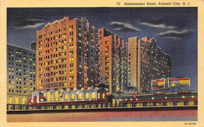 Ambassador Hotel Atlantic City, New Jersey Postcard