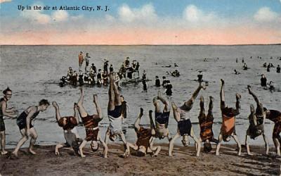 Up in the air at Atlantic City New Jersey Postcard