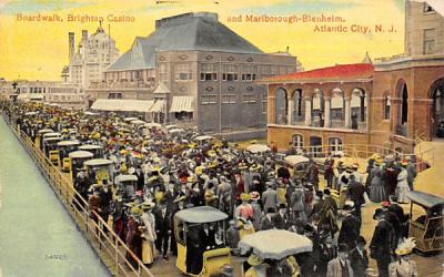 Brighton Casino and Marlborough-Blenheim Atlantic City, New Jersey Postcard