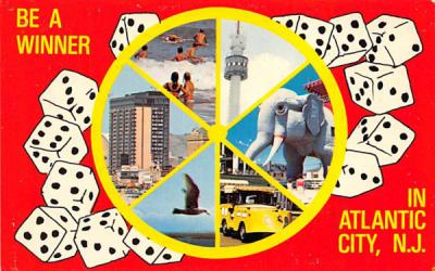 Be a Winner in Atlantic City New Jersey Postcard