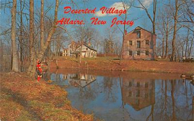 Deserted Village  Allaire, New Jersey Postcard