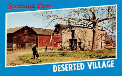 Greetings from Deserted Village Allaire, New Jersey Postcard