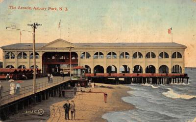 The Arcade Asbury Park, New Jersey Postcard