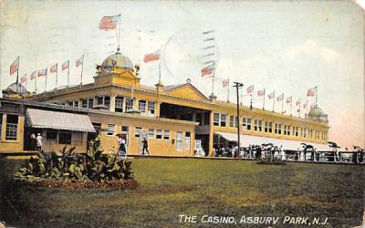 The Casino Asbury Park, New Jersey Postcard