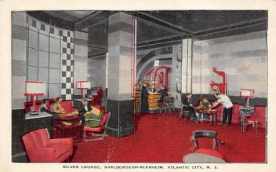 Silver Lounge, Marlborough-Blenheim Atlantic City, New Jersey Postcard