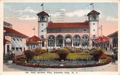 New Garden Pier Atlantic City, New Jersey Postcard