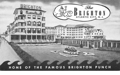 The Brighton  Atlantic City, New Jersey Postcard