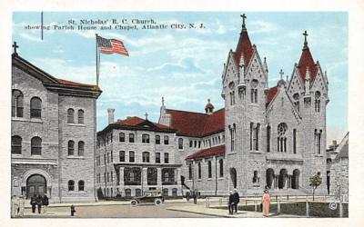St. Nicholas R. C. Church Atlantic City, New Jersey Postcard