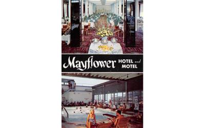 Mayflower Hotel and Motel Atlantic City, New Jersey Postcard
