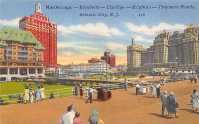 Marlborough - Blenheim  Atlantic City, New Jersey Postcard