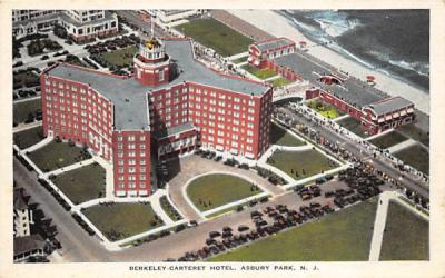 Berkeley-Carteret Hotel Asbury Park, New Jersey Postcard
