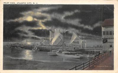 Inlet View Atlantic City, New Jersey Postcard