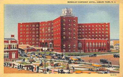 Berkeley Carteret Hotel Asbury Park, New Jersey Postcard