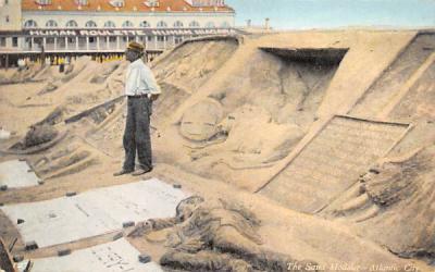 The Sand Modeler Atlantic City, New Jersey Postcard
