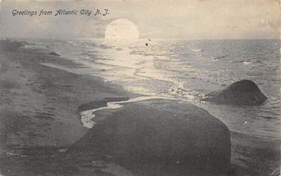 Greetings from Atlantic City N. J., USA New Jersey Postcard